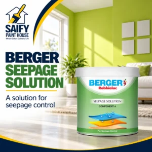 Berger Seepage Solution two-part seepage treatment — available at Saify Paint House Karachi