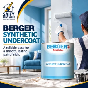 Berger Synthetic Undercoat solvent-based wood undercoat — available at Saify Paint House Karachi