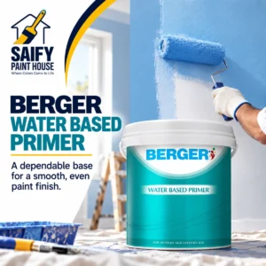 Berger Waterbased Primer water-based primer for plaster and render — available at Saify Paint House Karachi