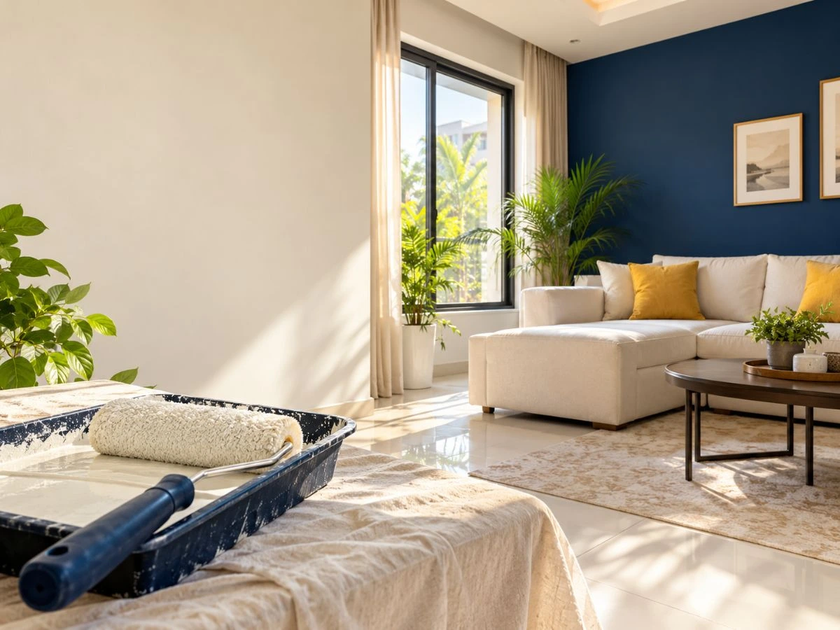 Decorative paints for interior walls at Saify Paint House Karachi